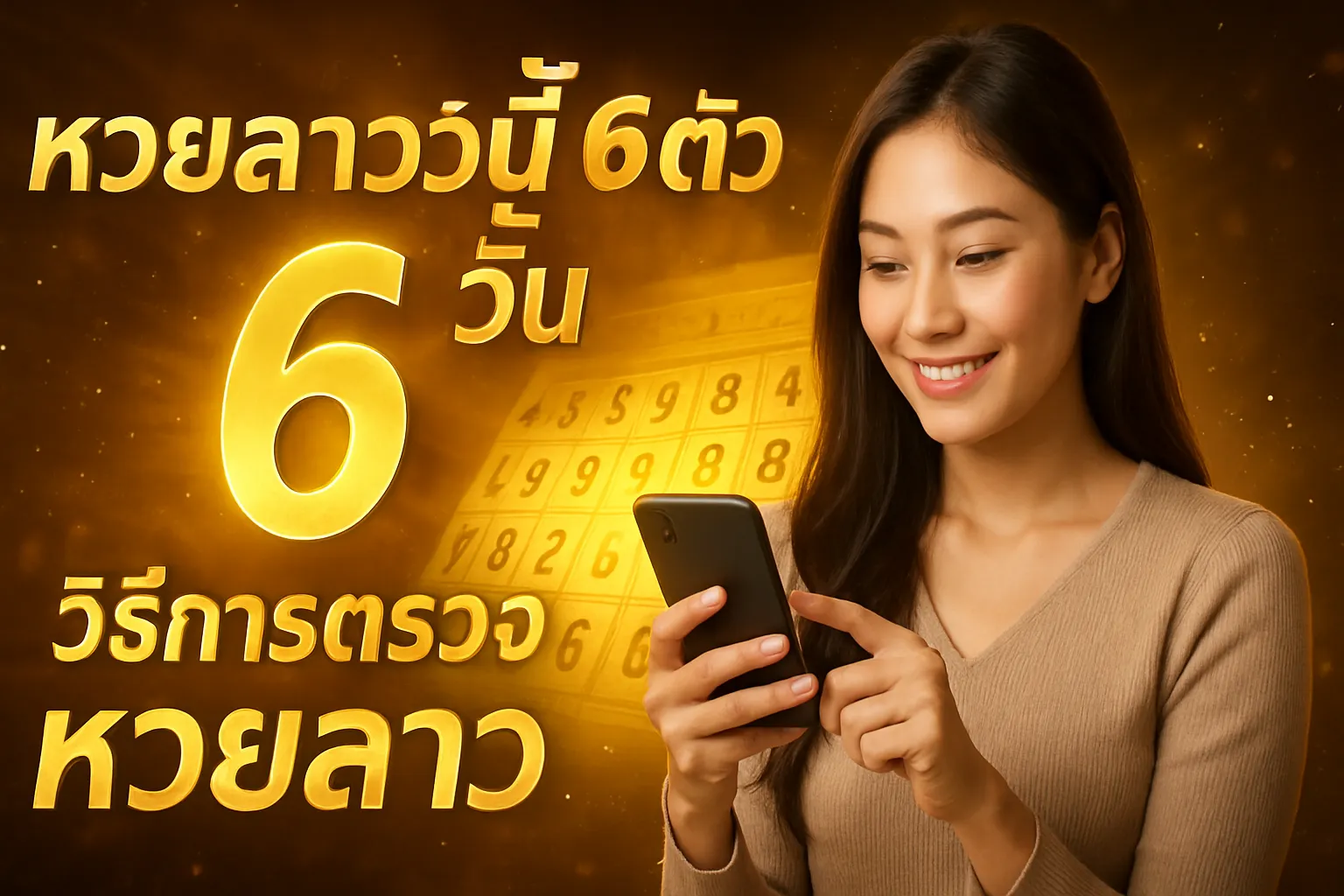 ภาพประกอบหัวข้อ วิธีการตรวจหวยลาว
