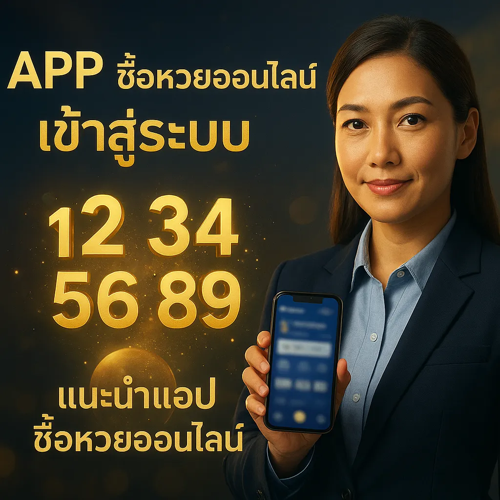 ภาพประกอบหัวข้อ แนะนำแอปซื้อหวยออนไลน์