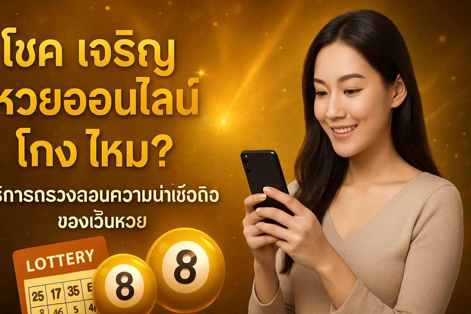 ภาพประกอบหัวข้อ วิธีการตรวจสอบความน่าเชื่อถือของเว็บหวย