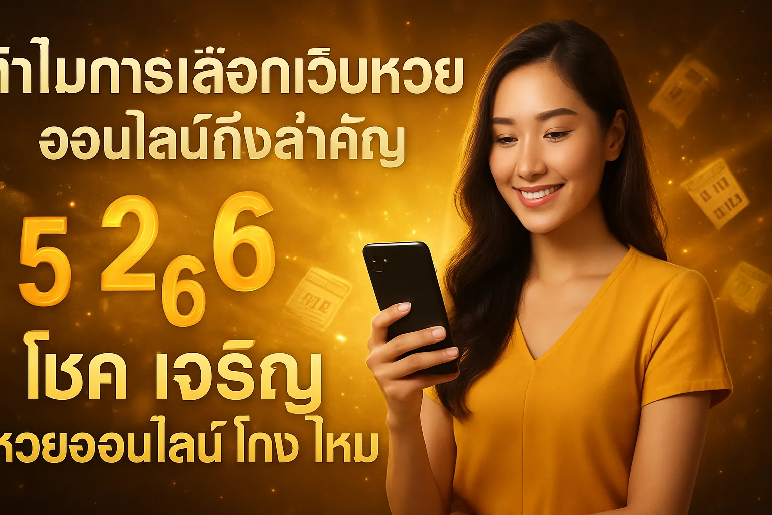 ภาพประกอบหัวข้อ ทำไมการเลือกเว็บหวยออนไลน์ถึงสำคัญ