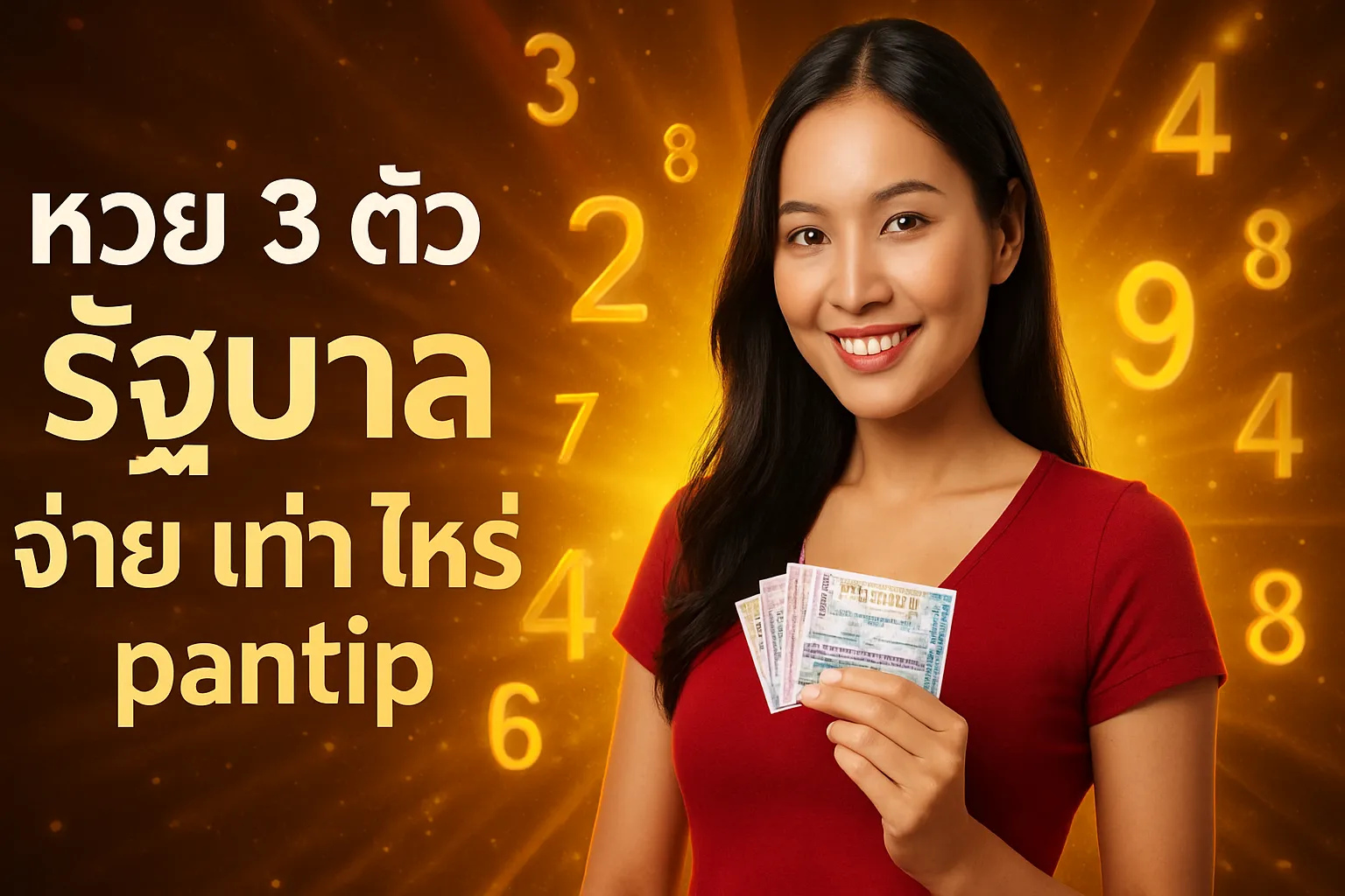 ภาพประกอบหัวข้อ การจ่ายเงินรางวัลของหวย 3 ตัวรัฐบาล
