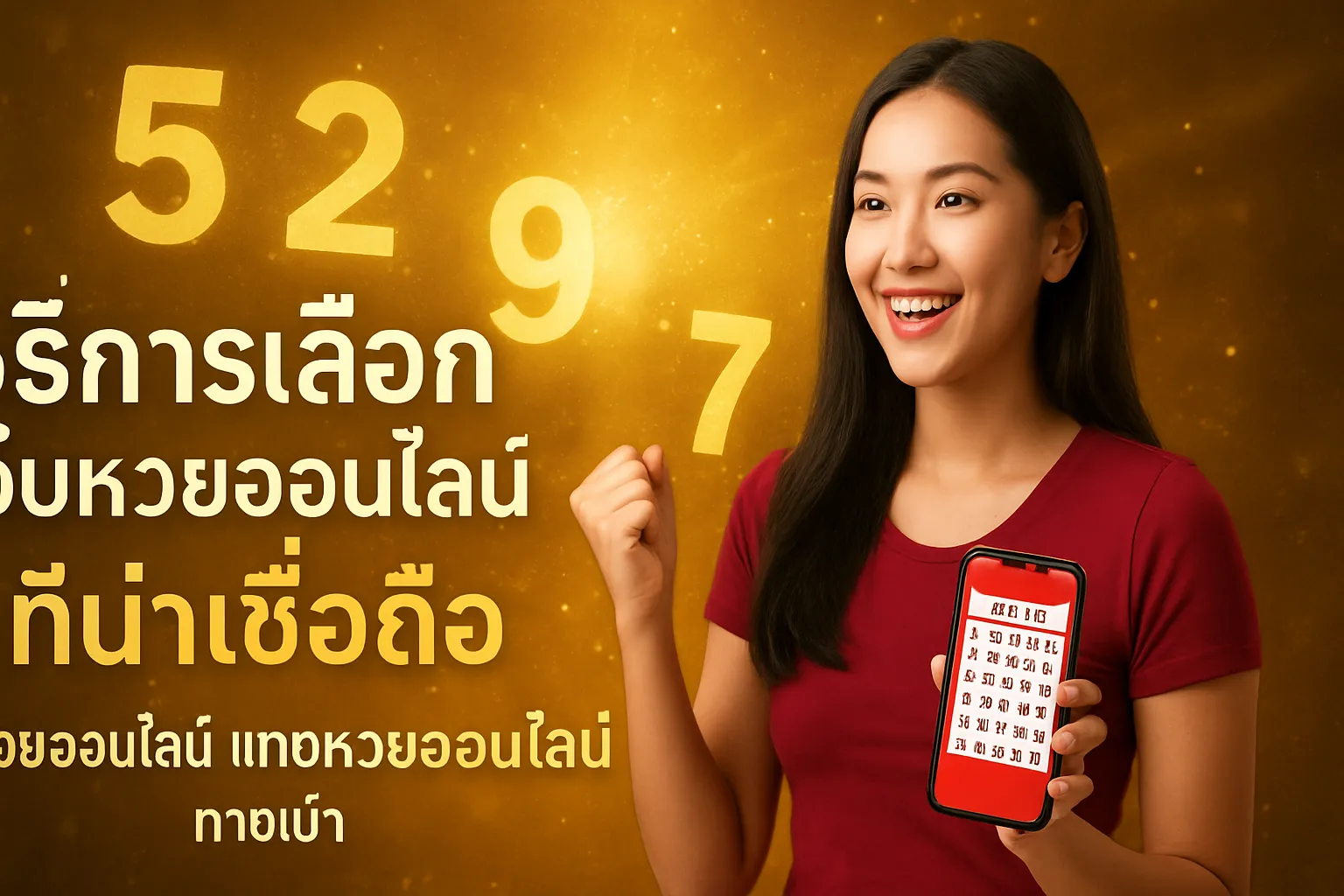 ภาพประกอบหัวข้อ วิธีการเลือกเว็บหวยออนไลน์ที่น่าเชื่อถือ