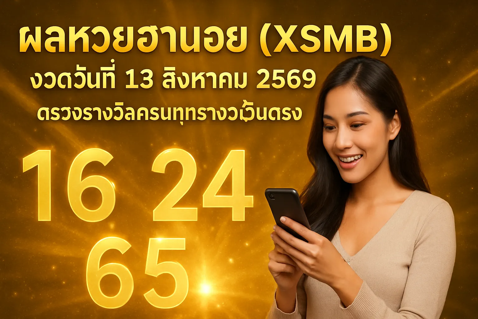 ภาพประกอบหัวข้อ วิธีการตรวจหวยฮานอย