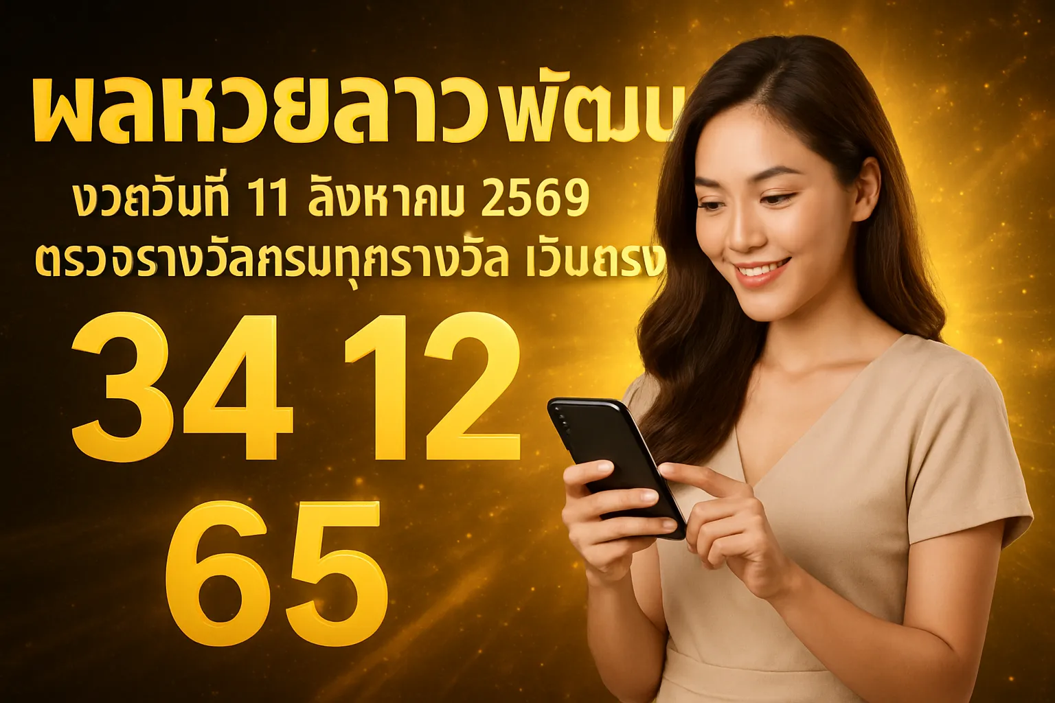 ภาพประกอบหัวข้อ วิธีการตรวจผลหวยลาว