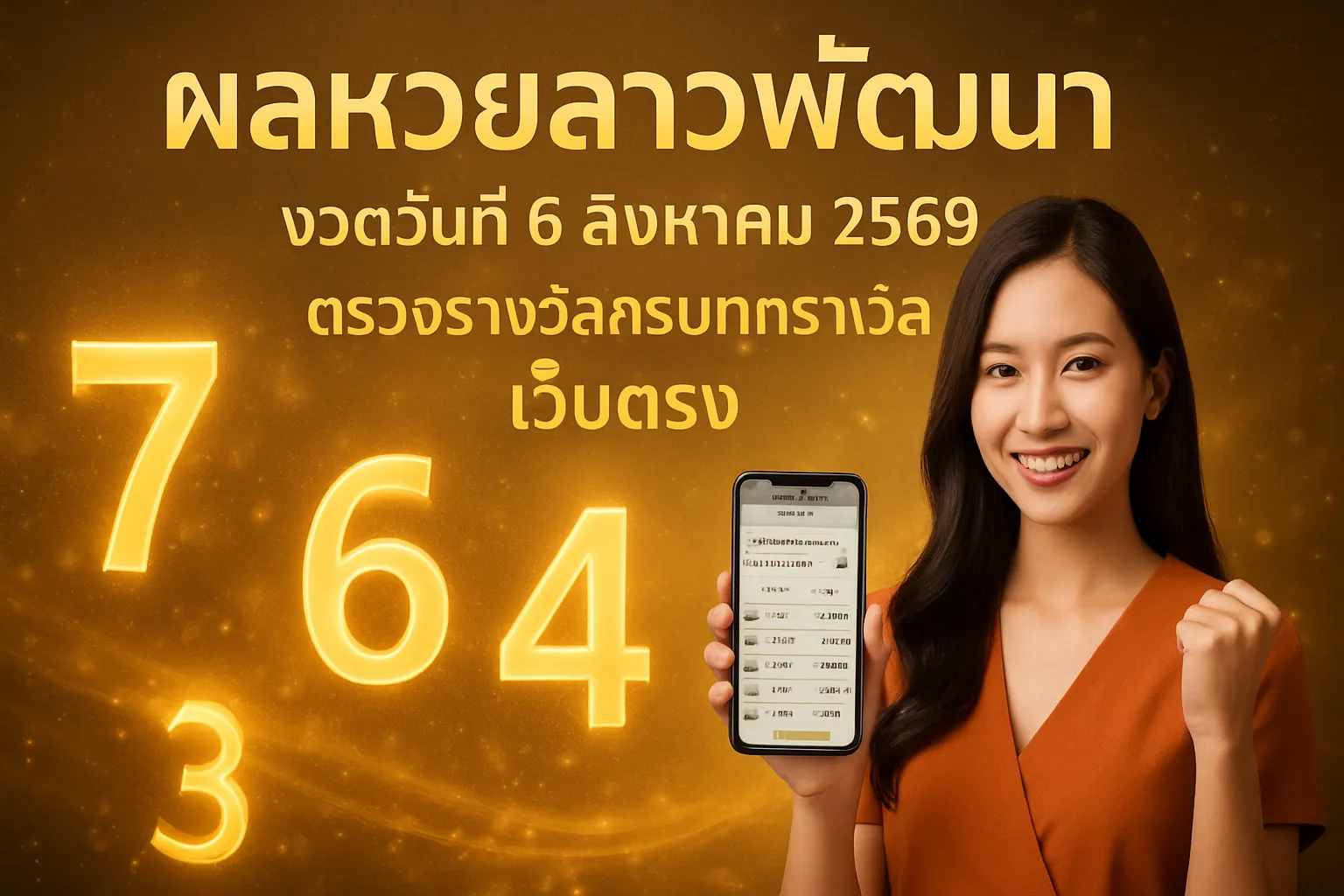 ภาพประกอบหัวข้อ วิธีการตรวจผลหวยลาว