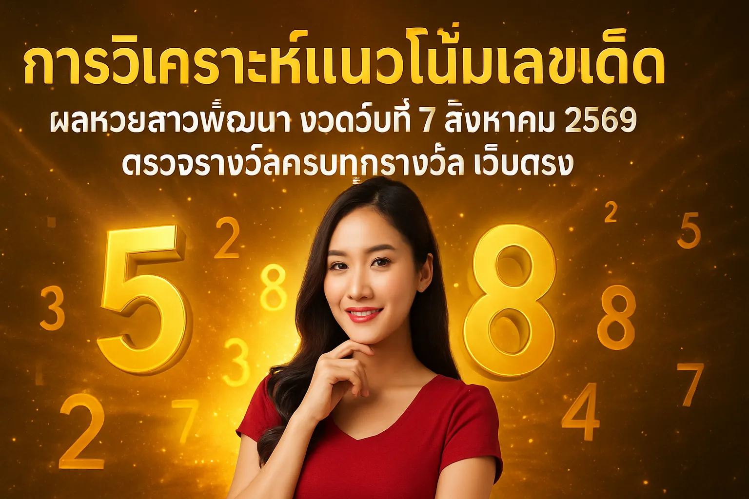 ภาพประกอบหัวข้อ การวิเคราะห์แนวโน้มเลขเด็ด