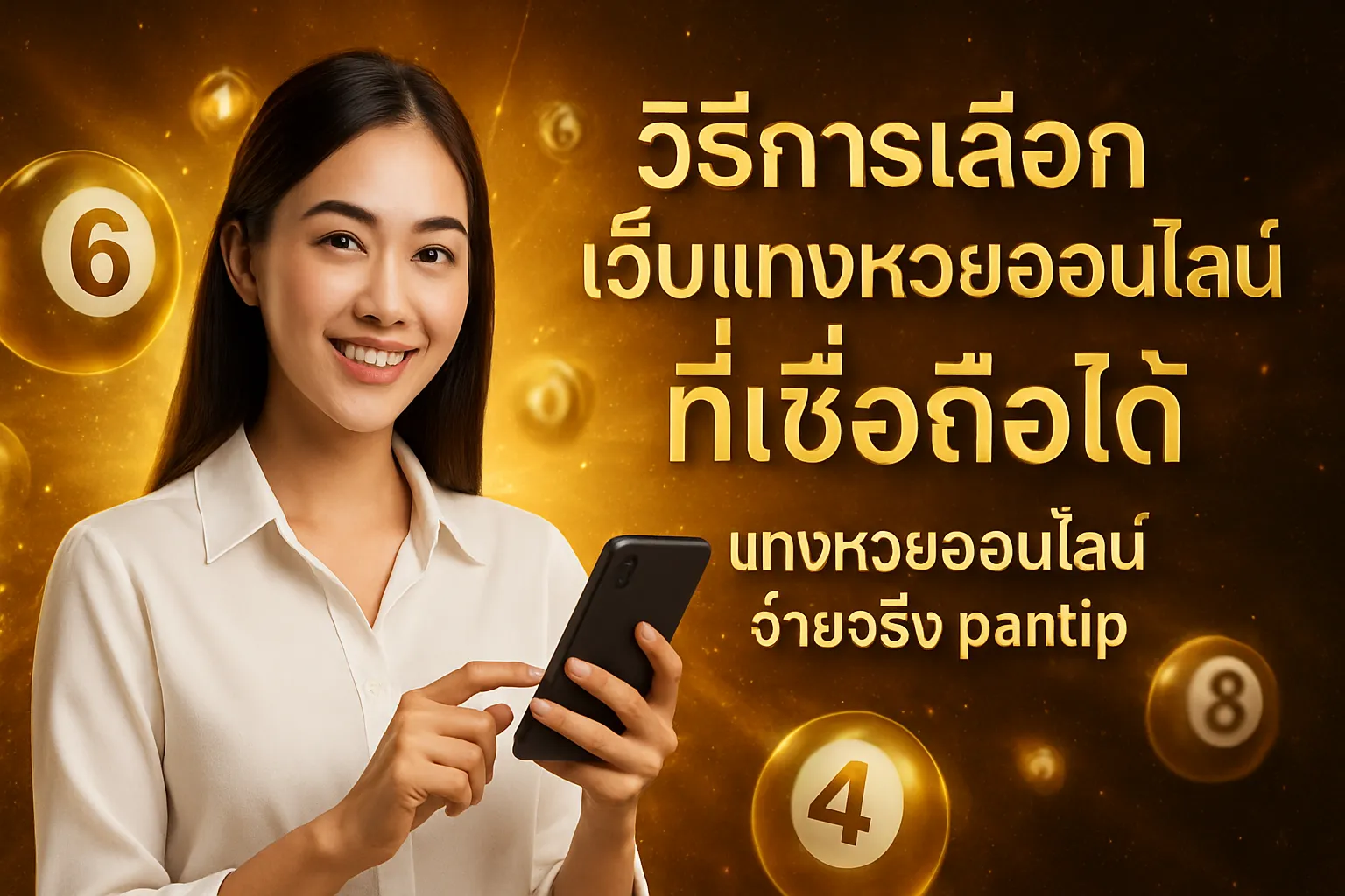 ภาพประกอบหัวข้อ วิธีการเลือกเว็บแทงหวยออนไลน์ที่เชื่อถือได้
