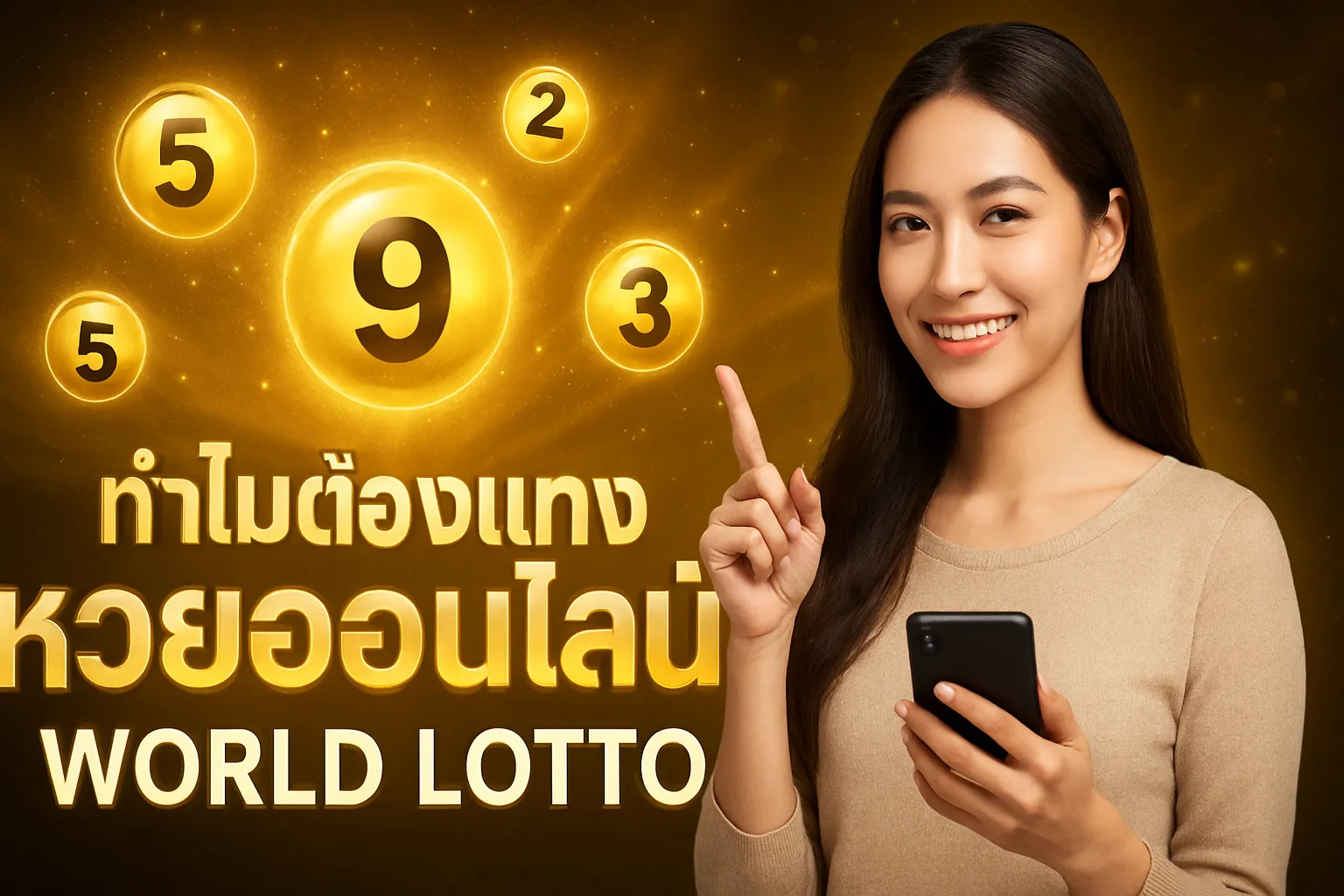 ภาพประกอบหัวข้อ ทำไมต้องแทงหวยออนไลน์กับ world lotto