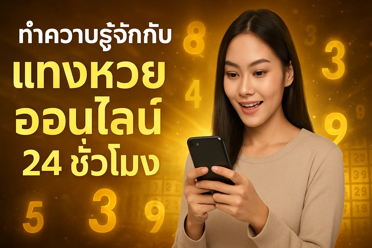 ภาพประกอบหัวข้อ ทำความรู้จักกับแทงหวยออนไลน์ 24 ชั่วโมง