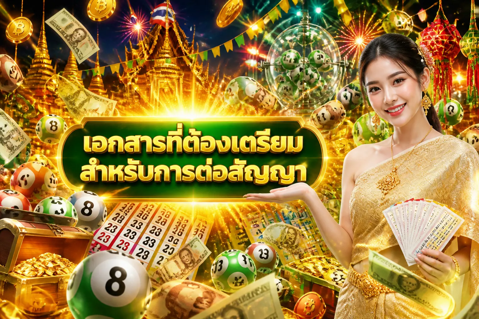 ภาพประกอบหัวข้อ เอกสารที่ต้องเตรียมสำหรับการต่อสัญญา