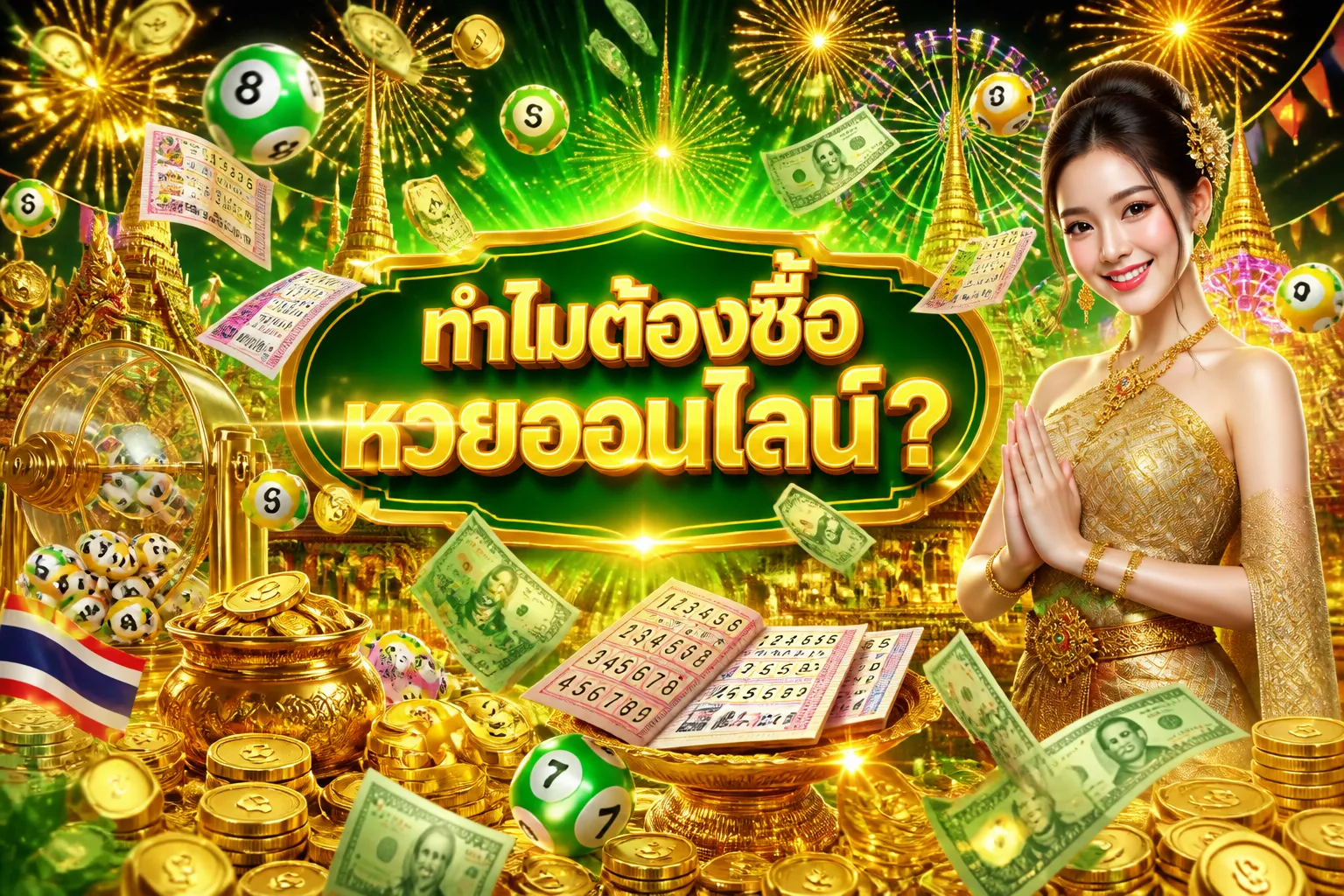 ภาพประกอบหัวข้อ ทำไมต้องซื้อหวยออนไลน์?