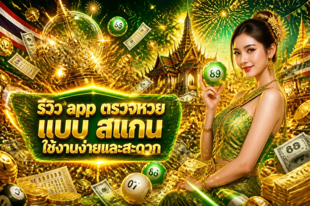 ภาพประกอบหัวข้อ รีวิว app ตรวจหวย แบบ สแกน ใช้งานง่ายและสะดวก — app ตรวจหวย แบบ สแกน