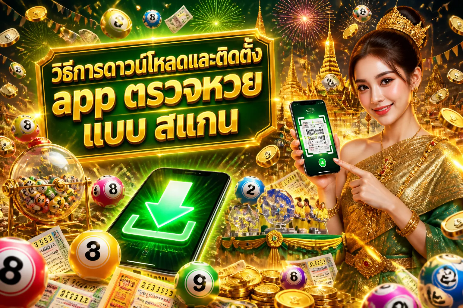 ภาพประกอบหัวข้อ วิธีการดาวน์โหลดและติดตั้ง app ตรวจหวย แบบ