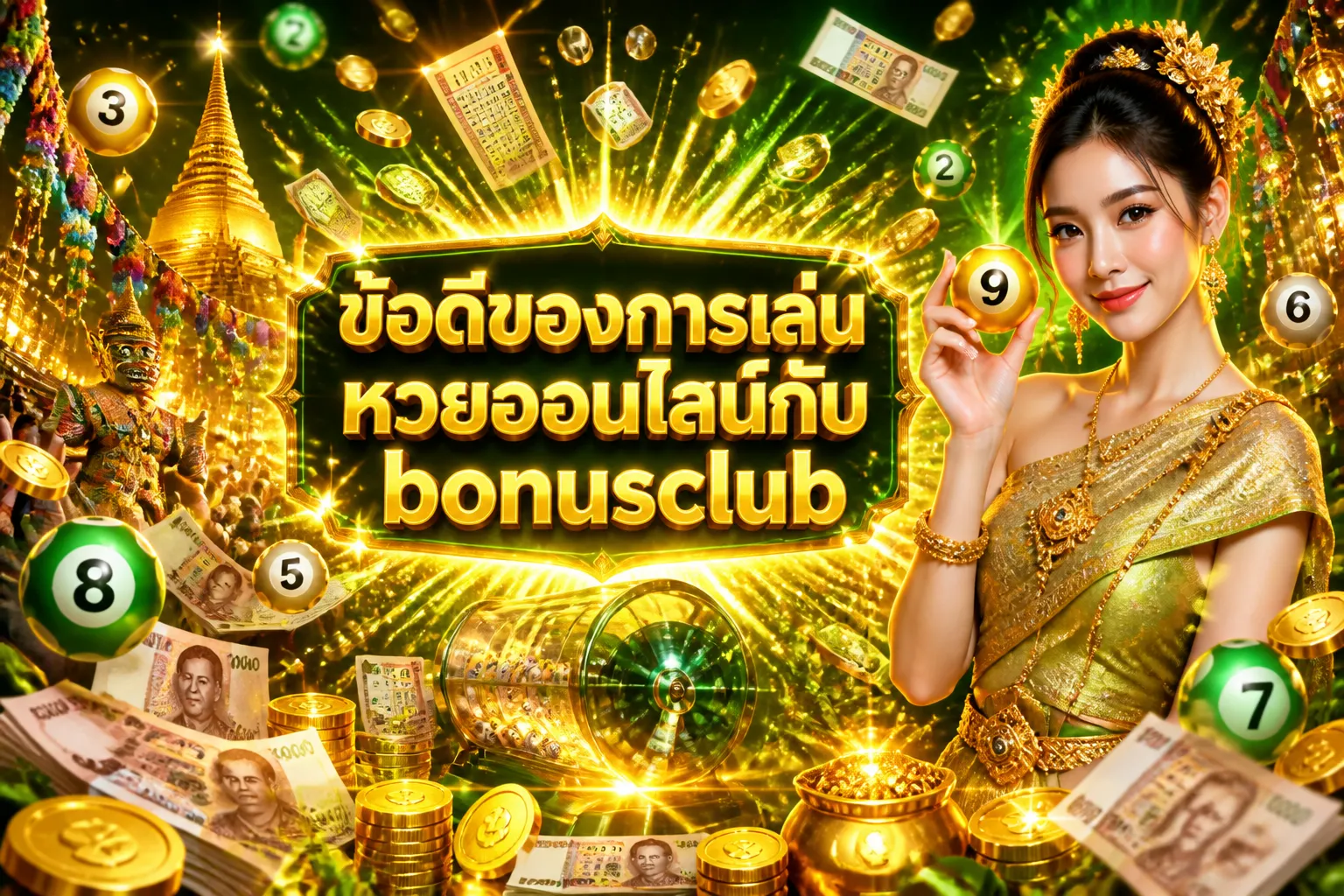 ภาพประกอบหัวข้อ ข้อดีของการเล่นหวยออนไลน์กับ bonusclub