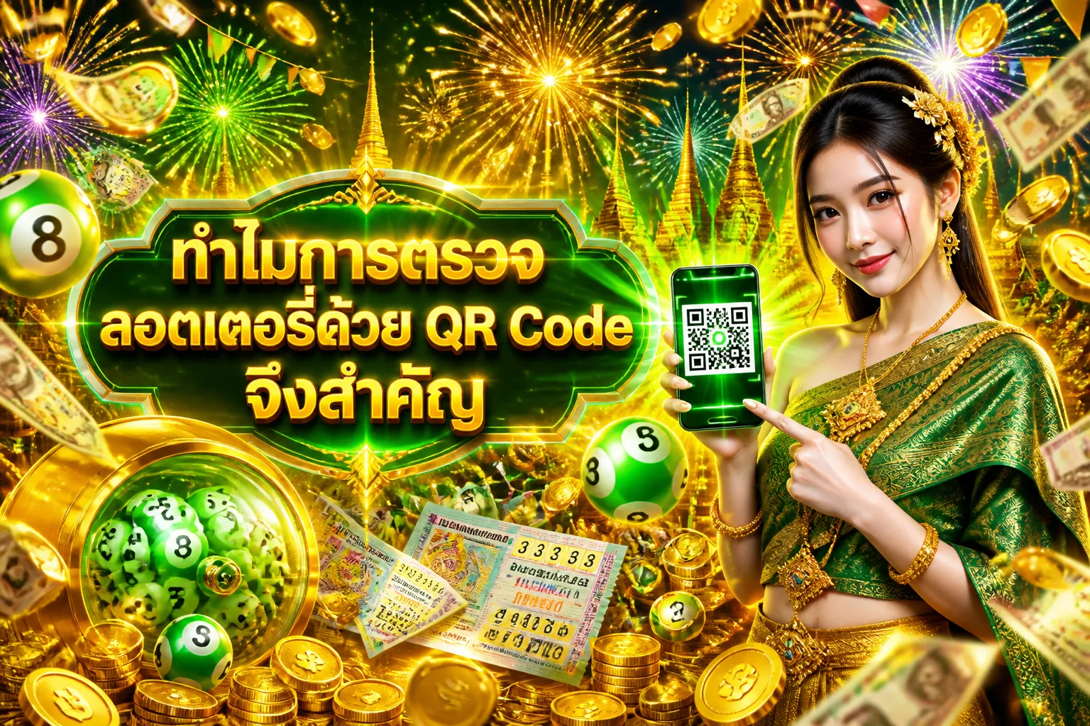 ภาพประกอบหัวข้อ ทำไมการตรวจลอตเตอรี่ด้วย QR Code จึงสำคัญ